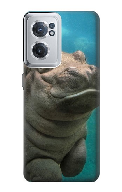 S3871 Cute Baby Hippo Hippopotamus Case For OnePlus Nord CE 2 5G