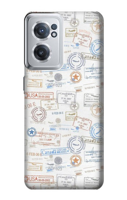 S3903 Travel Stamps Case For OnePlus Nord CE 2 5G