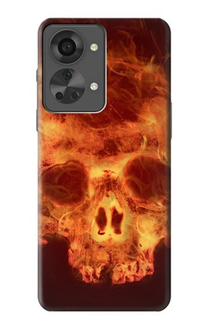 S3881 Fire Skull Case For OnePlus Nord 2T