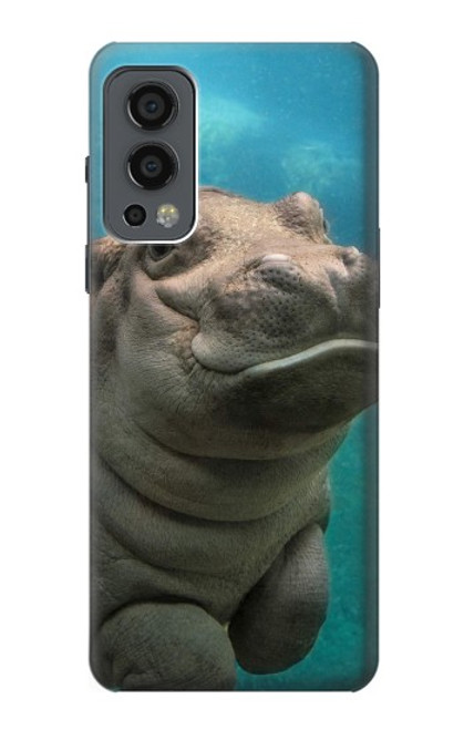 S3871 Cute Baby Hippo Hippopotamus Case For OnePlus Nord 2 5G