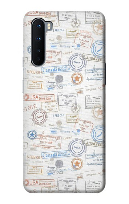 S3903 Travel Stamps Case For OnePlus Nord