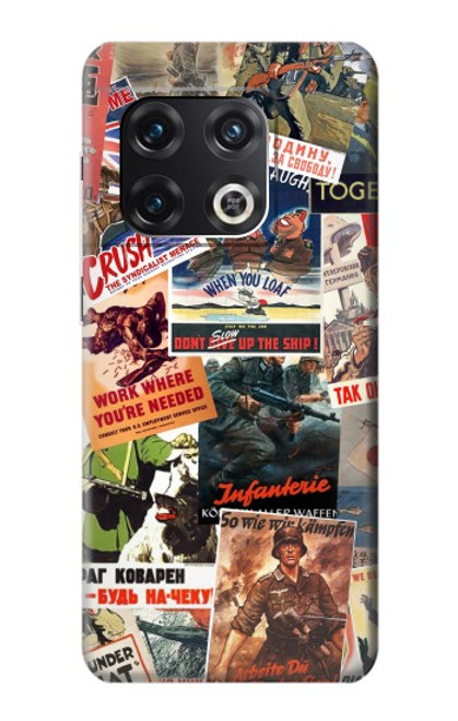 S3905 Vintage Army Poster Case For OnePlus 10 Pro