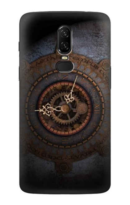 S3908 Vintage Clock Case For OnePlus 6