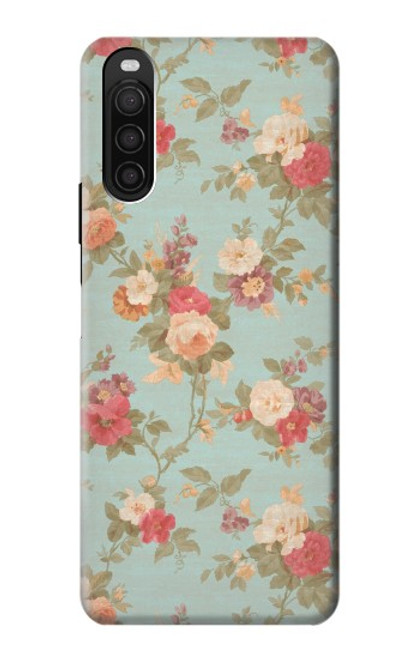 S3910 Vintage Rose Case For Sony Xperia 10 III