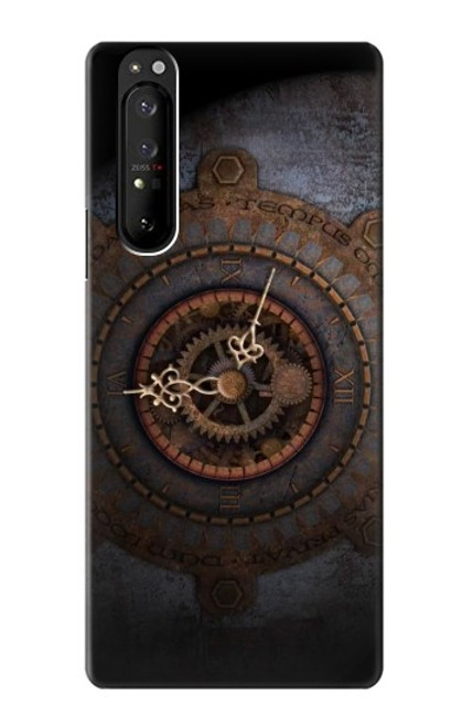 S3908 Vintage Clock Case For Sony Xperia 1 III
