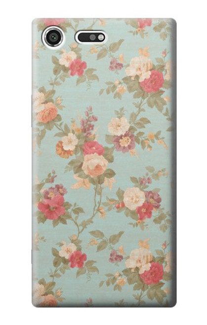 S3910 Vintage Rose Case For Sony Xperia XZ Premium