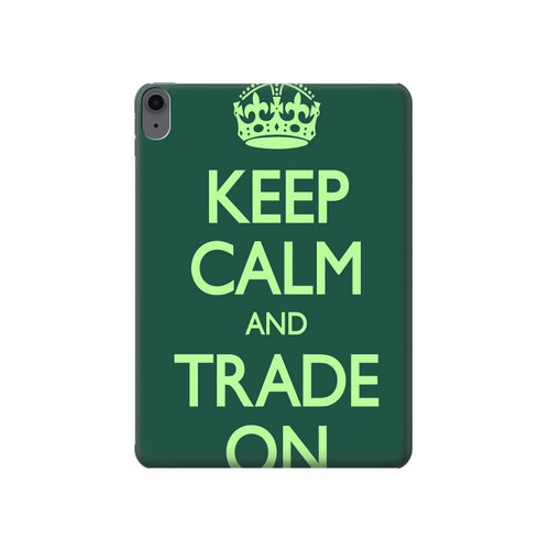 S3862 Keep Calm and Trade On Hard Case For iPad Air (2022,2020, 4th, 5th), iPad Pro 11 (2022, 6th)