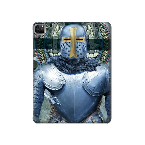 S3864 Medieval Templar Heavy Armor Knight Hard Case For iPad Pro 12.9 (2022,2021,2020,2018, 3rd, 4th, 5th, 6th)