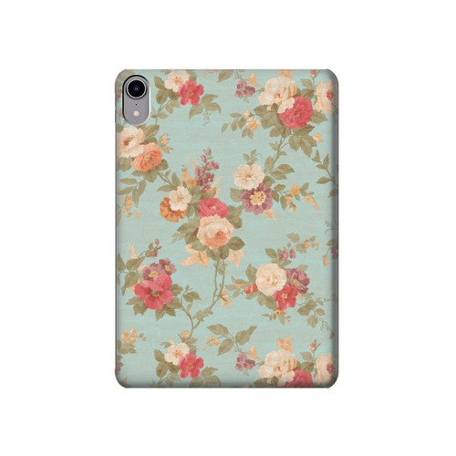 S3910 Vintage Rose Hard Case For iPad mini 6, iPad mini (2021)