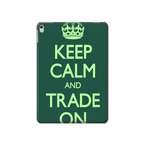 S3862 Keep Calm and Trade On Hard Case For iPad Air 2, iPad 9.7 (2017,2018), iPad 6, iPad 5