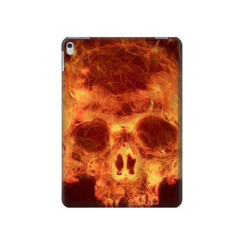 S3881 Fire Skull Hard Case For iPad Air 2, iPad 9.7 (2017,2018), iPad 6, iPad 5