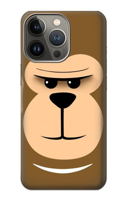 S2721 Cute Grumpy Monkey Cartoon Case For iPhone 14 Pro