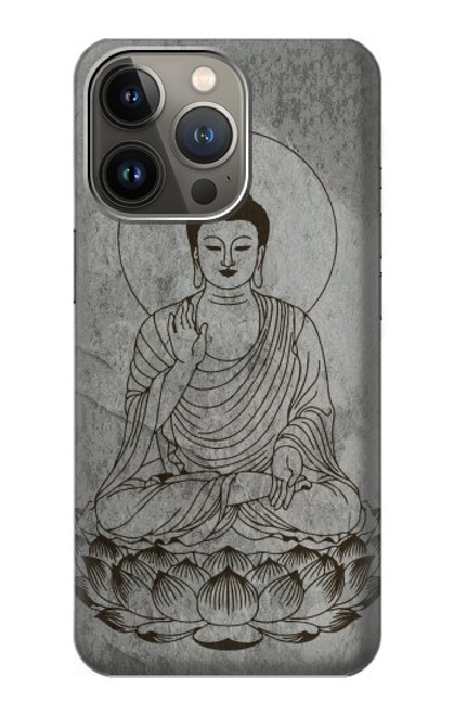 S3873 Buddha Line Art Case For iPhone 14 Pro