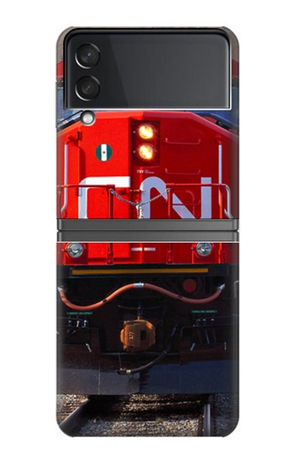 S2774 Train Canadian National Railway Case For Samsung Galaxy Z Flip 4