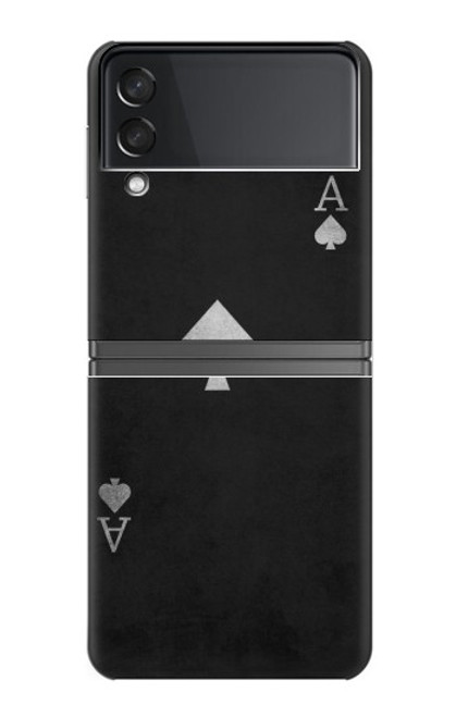 S3152 Black Ace of Spade Case For Samsung Galaxy Z Flip 4
