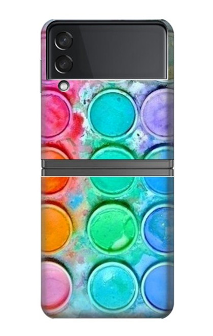S3235 Watercolor Mixing Case For Samsung Galaxy Z Flip 4