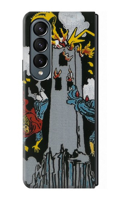 S3745 Tarot Card The Tower Case For Samsung Galaxy Z Fold 4