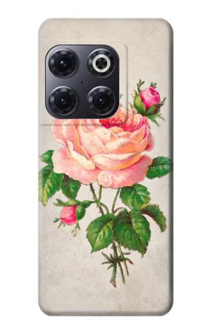 S3079 Vintage Pink Rose Case For OnePlus 10T