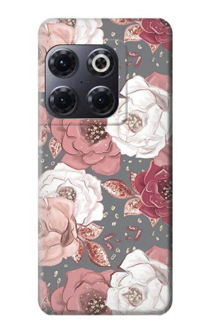 S3716 Rose Floral Pattern Case For OnePlus 10T