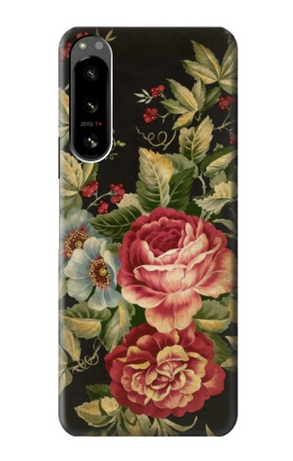 S3013 Vintage Antique Roses Case For Sony Xperia 5 IV