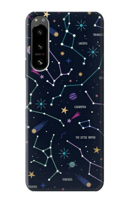 S3220 Star Map Zodiac Constellations Case For Sony Xperia 5 IV
