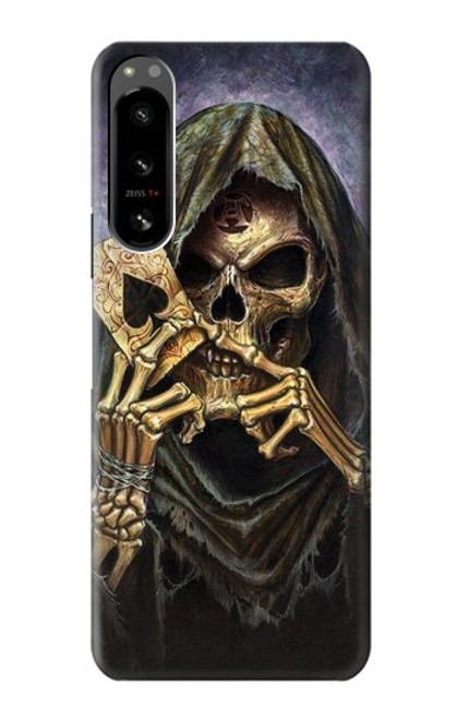 S3594 Grim Reaper Wins Poker Case For Sony Xperia 5 IV