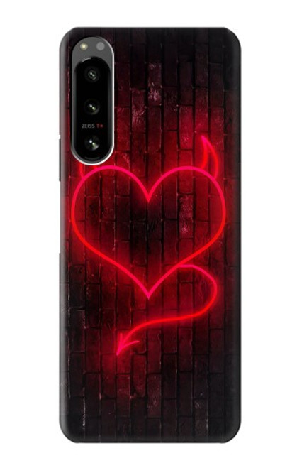 S3682 Devil Heart Case For Sony Xperia 5 IV