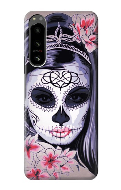 S3821 Sugar Skull Steam Punk Girl Gothic Case For Sony Xperia 5 IV