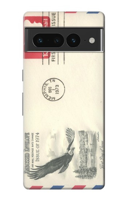 S3551 Vintage Airmail Envelope Art Case For Google Pixel 7 Pro