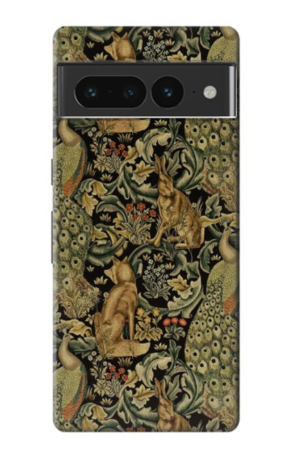 S3661 William Morris Forest Velvet Case For Google Pixel 7 Pro