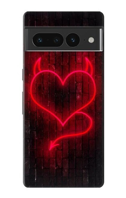 S3682 Devil Heart Case For Google Pixel 7 Pro
