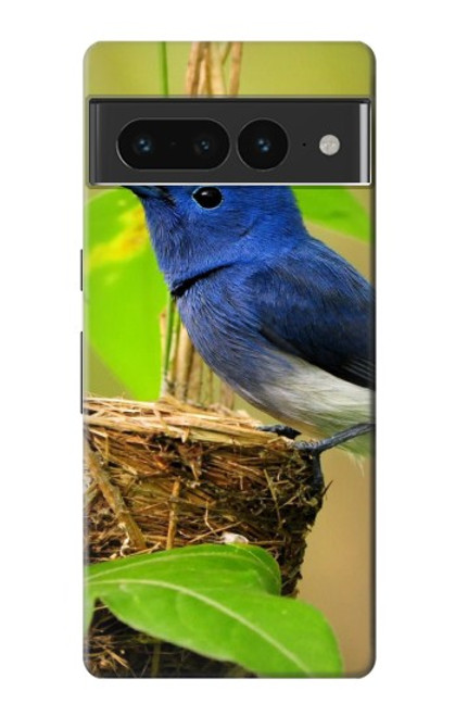 S3839 Bluebird of Happiness Blue Bird Case For Google Pixel 7 Pro