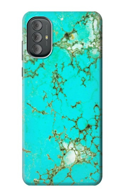 S2377 Turquoise Gemstone Texture Graphic Printed Case For Motorola Moto G Power 2022, G Play 2023