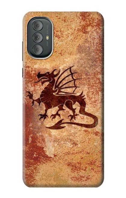 S2485 Dragon Metal Texture Graphic Printed Case For Motorola Moto G Power 2022, G Play 2023