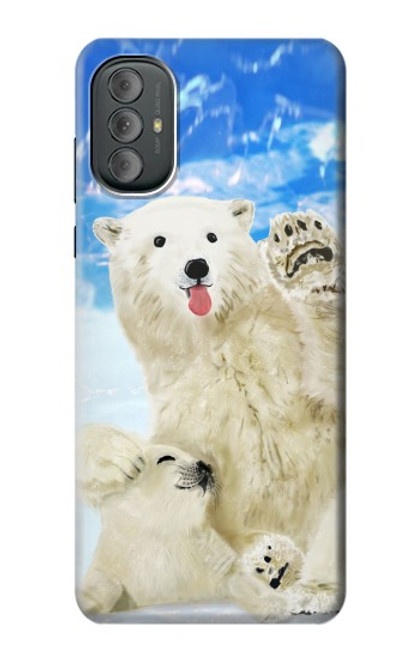 S3794 Arctic Polar Bear and Seal Paint Case For Motorola Moto G Power 2022, G Play 2023