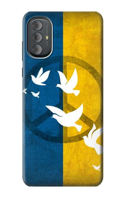 S3857 Peace Dove Ukraine Flag Case For Motorola Moto G Power 2022, G Play 2023