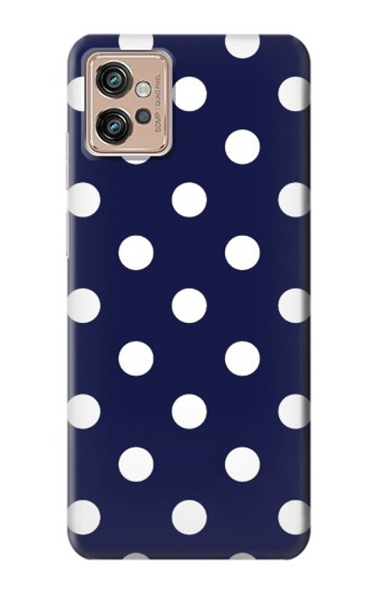 S3533 Blue Polka Dot Case For Motorola Moto G32