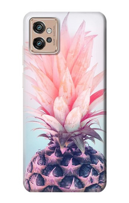 S3711 Pink Pineapple Case For Motorola Moto G32