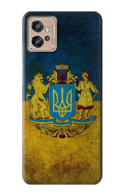 S3858 Ukraine Vintage Flag Case For Motorola Moto G32