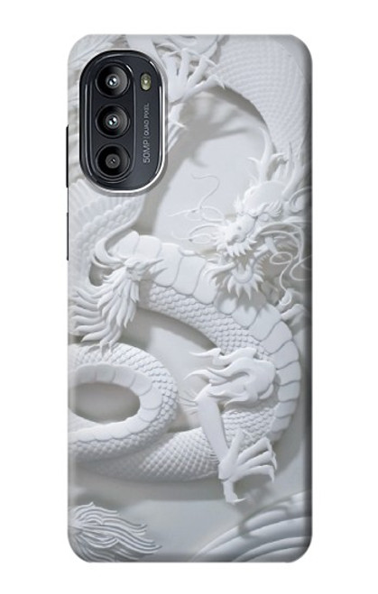 S0386 Dragon Carving Case For Motorola Moto G52, G82 5G