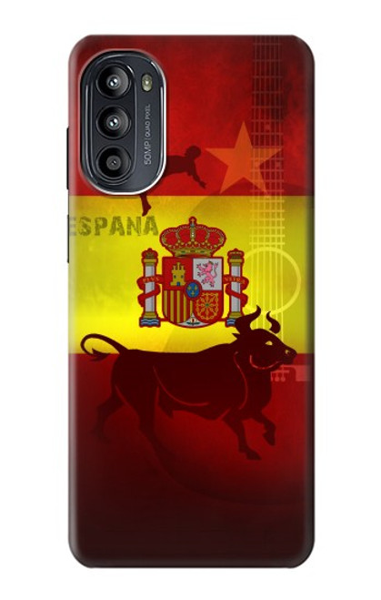 S2984 Spain Football Soccer Case For Motorola Moto G52, G82 5G