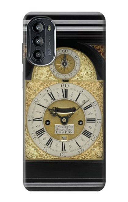 S3144 Antique Bracket Clock Case For Motorola Moto G52, G82 5G