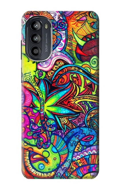 S3255 Colorful Art Pattern Case For Motorola Moto G52, G82 5G