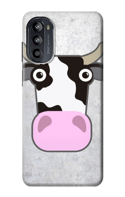 S3257 Cow Cartoon Case For Motorola Moto G52, G82 5G
