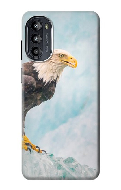 S3843 Bald Eagle On Ice Case For Motorola Moto G52, G82 5G