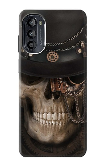 S3852 Steampunk Skull Case For Motorola Moto G52, G82 5G