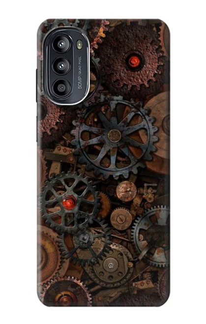S3884 Steampunk Mechanical Gears Case For Motorola Moto G52, G82 5G