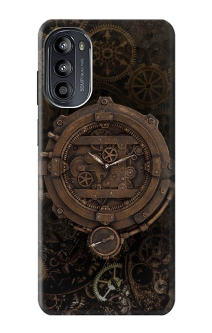S3902 Steampunk Clock Gear Case For Motorola Moto G52, G82 5G