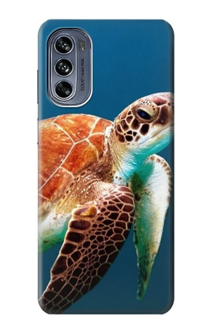 S3497 Green Sea Turtle Case For Motorola Moto G62 5G
