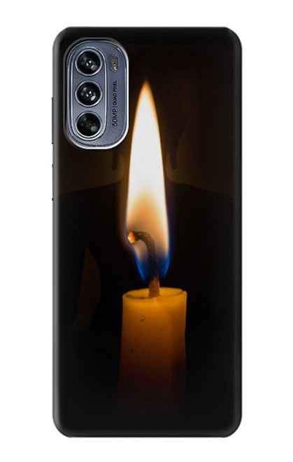 S3530 Buddha Candle Burning Case For Motorola Moto G62 5G